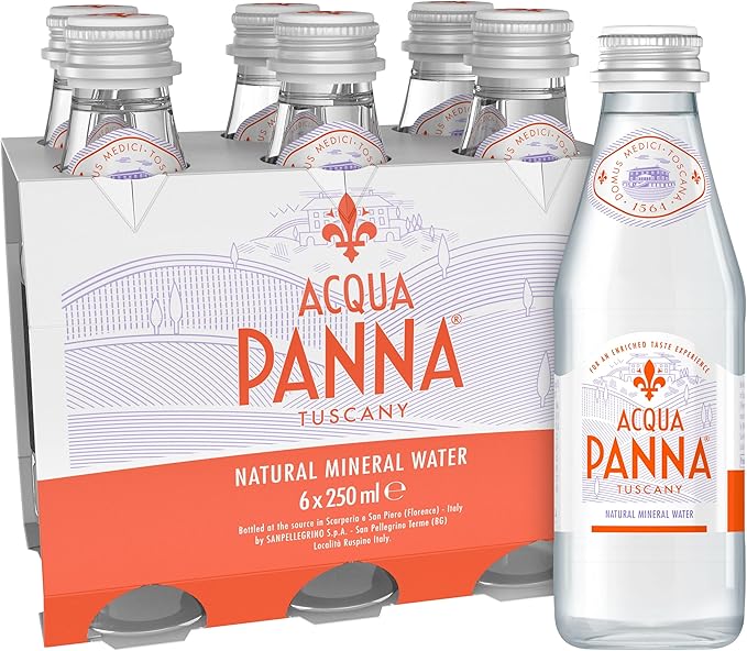 Aqua Panna Mineral Water 250 ml Glass Bottle Case/Pack